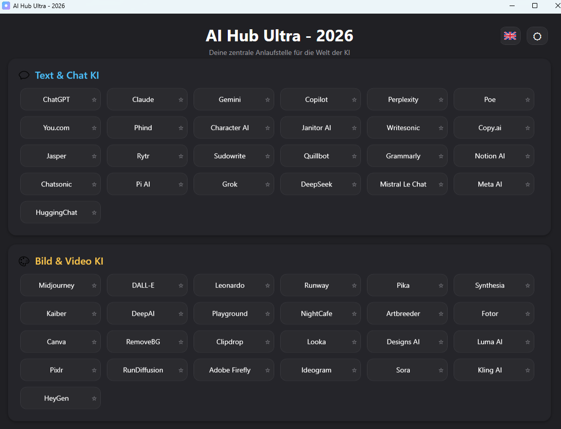 AI Hub Ultra Tool Screenshot