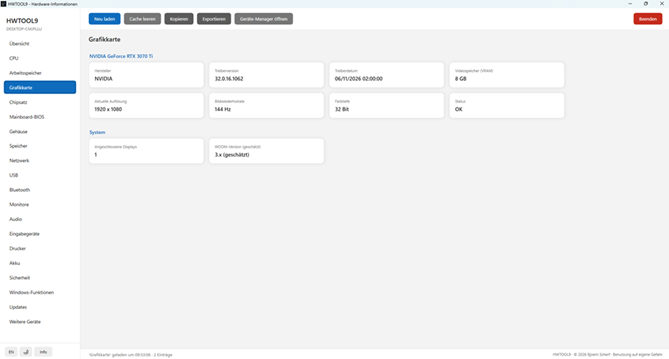 HWTOOL9 Screenshot